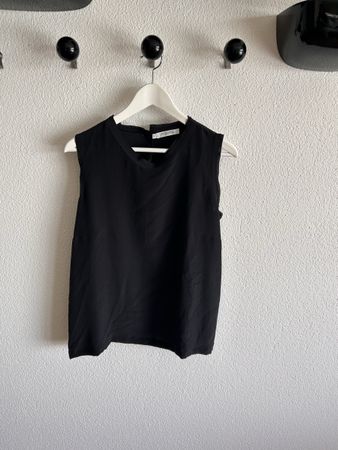 Artigiano Asone ärmellose Seidenbluse / Top– Gr. 42