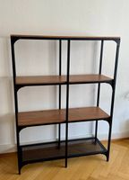 Regal Metall Holz schwarz braun neuwertiger Zustand