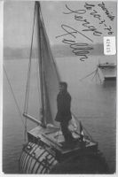 Zürich Serge Feller mit Segelkapsel 1976