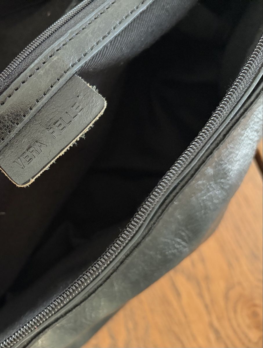 Vera Pelle Borse da donna: Schwarze Ledertasche, top Zustand – Nuovo (secondo la descrizione) da Arbon venduto da jet_w678 5