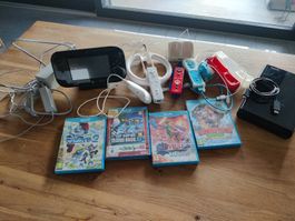 Wii U Konsole mit Zubehör & 4 Spielen