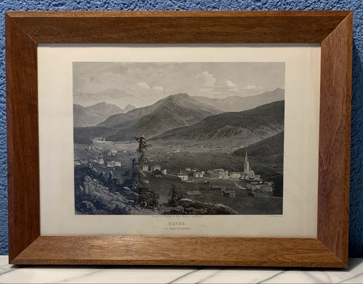Incisioni: Gravure de DAVOS – Usato da Veytaux venduto da Latourelle