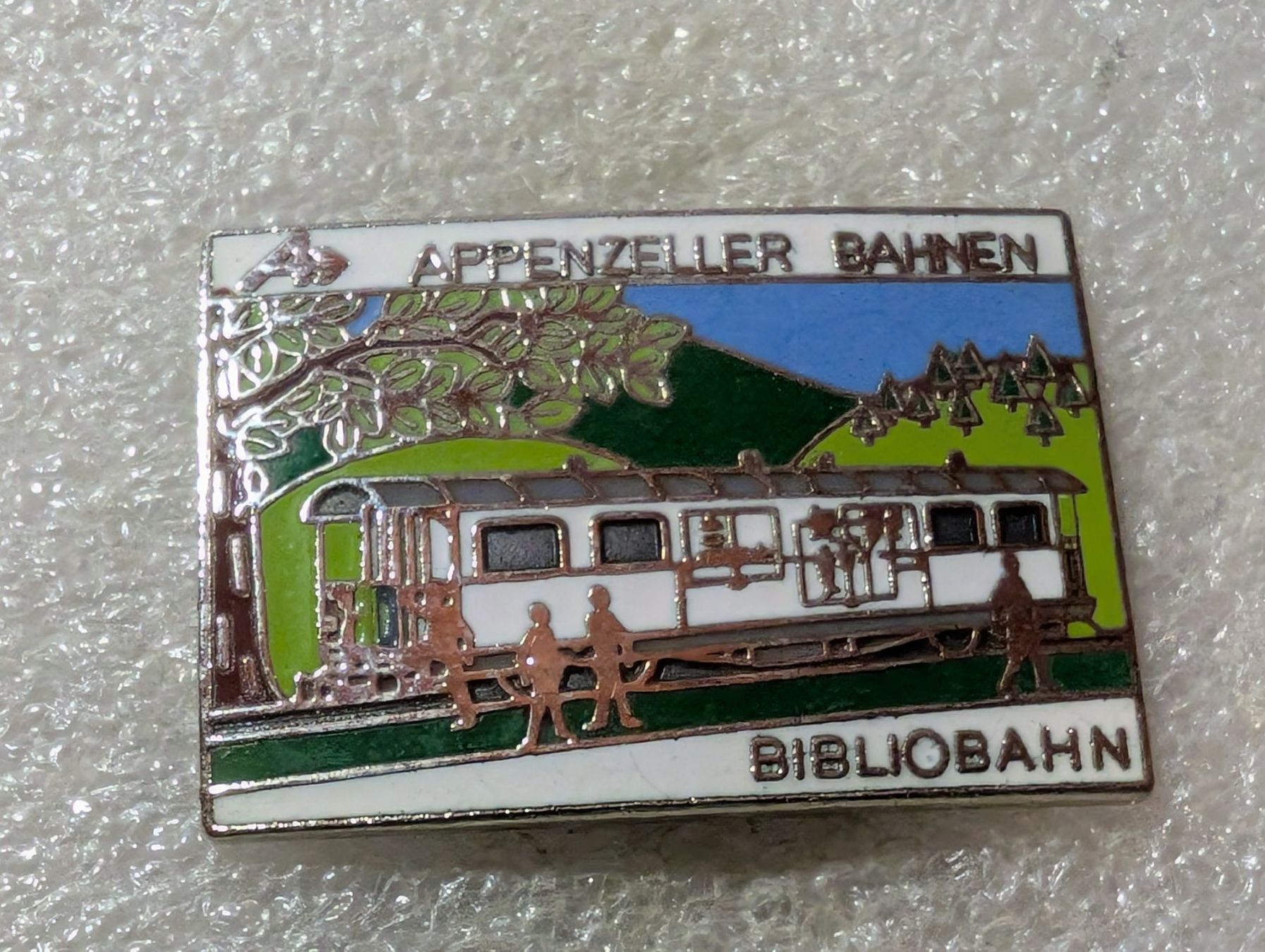 Placchette & Badge: Ansteckpin 140: Eisenbahn Appenzeller Bahnen – Usato da Oppligen venduto da Pin-Fall-Shop