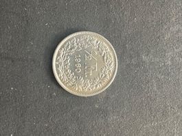 -.50 Silber CH Jahr 1960