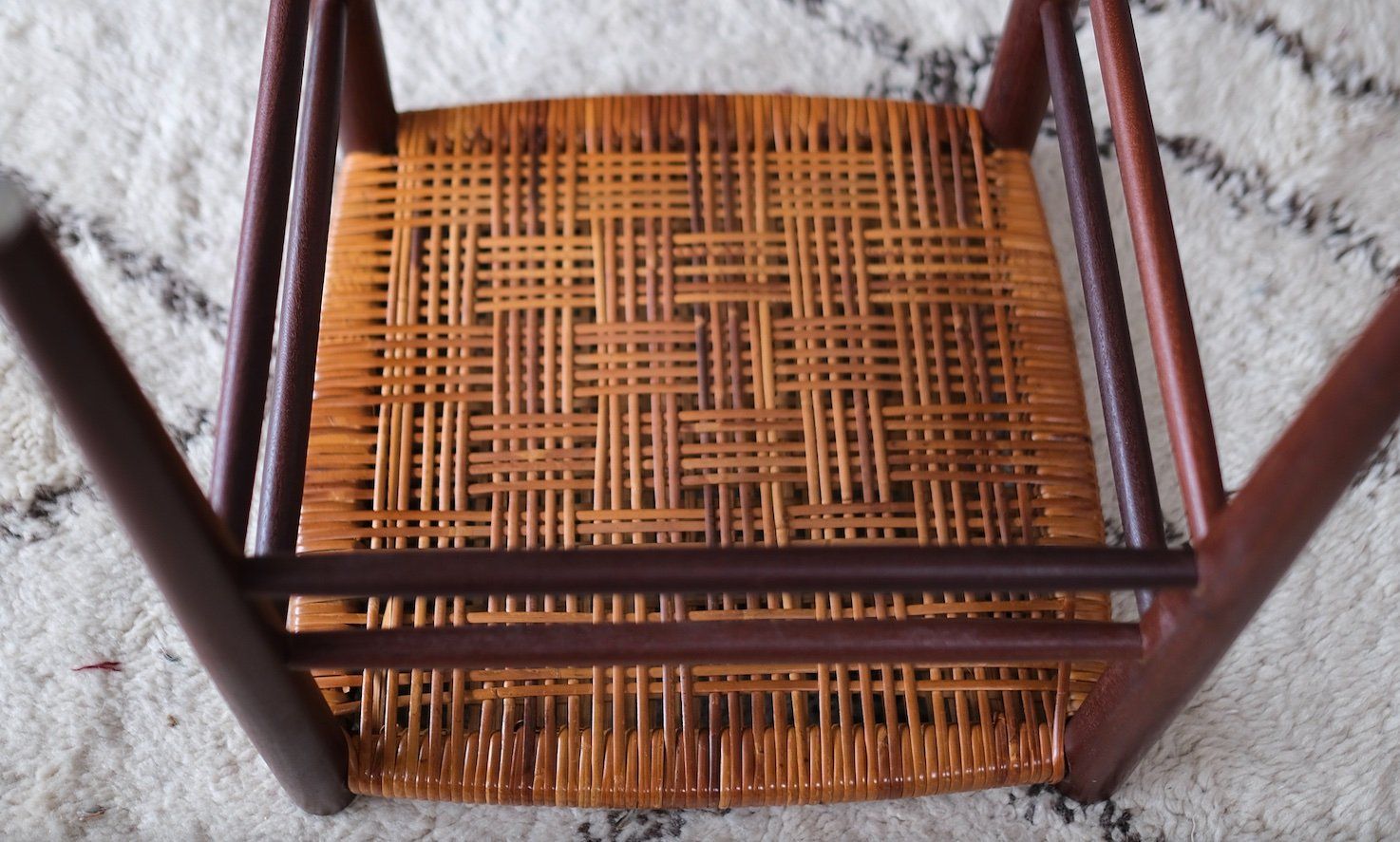 Tabourets: Mid Century danish cane stools – D'occasion à Bern par Zmodern_VIN 9