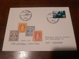 Lettre philatélique rare avec timbres Journées Aérophilaté