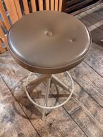 IKEA TROLLBERGET Aktiv-Hocker  Echtleder Beige