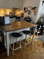 IKEA Kitchen Island / Bar Table with 2 Bar Stools