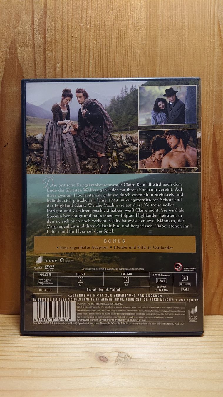 Tutti i DVDs: OUTLANDER Staffel 1 auf DVD – Usato da Wilderswil venduto da Exebub 1