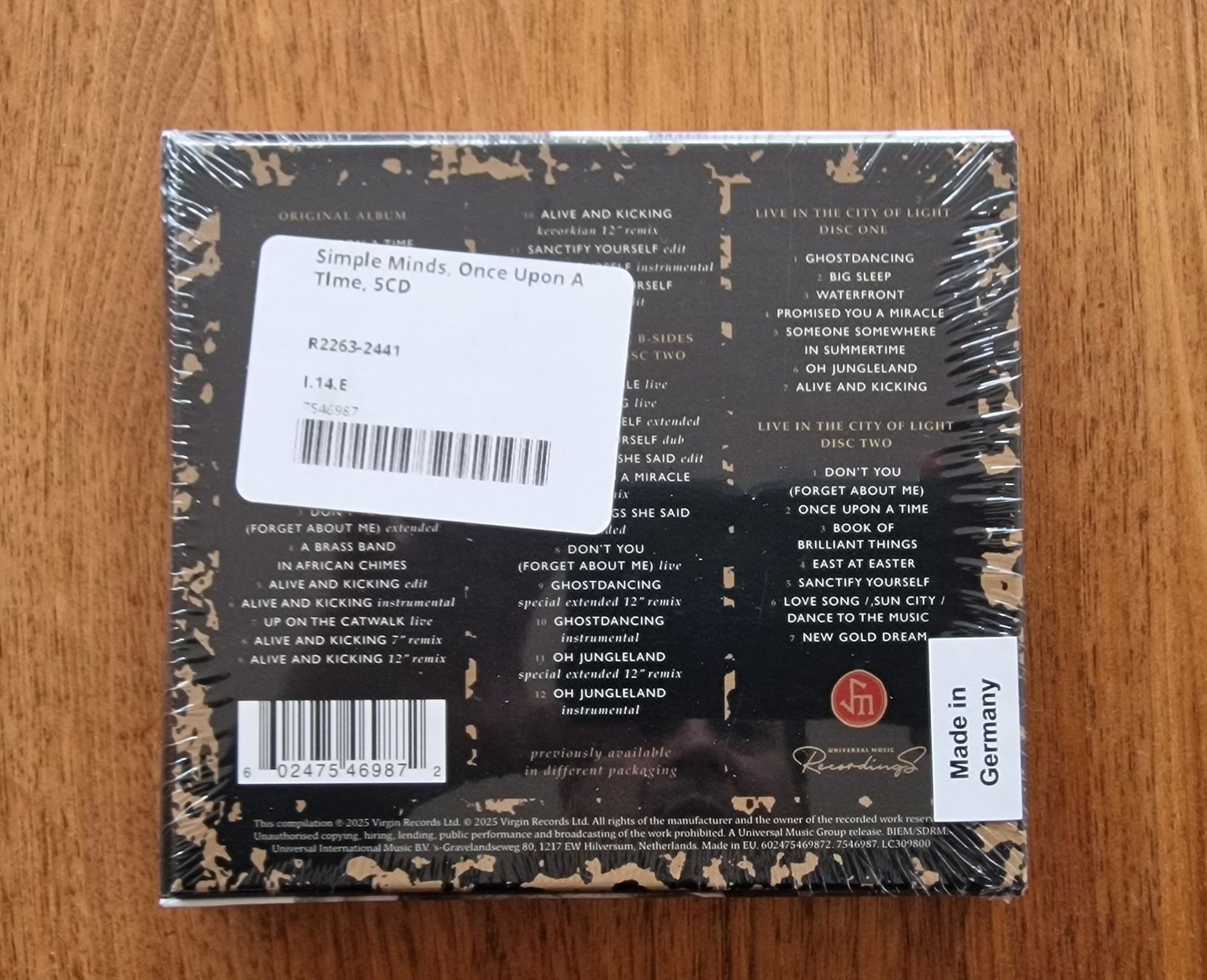 CDs: Simple Minds Once Upon A Time (40th Anniversary Edition) 5CD – Neuf avec emballage d'origine à Aarau par LindaSommer78 1