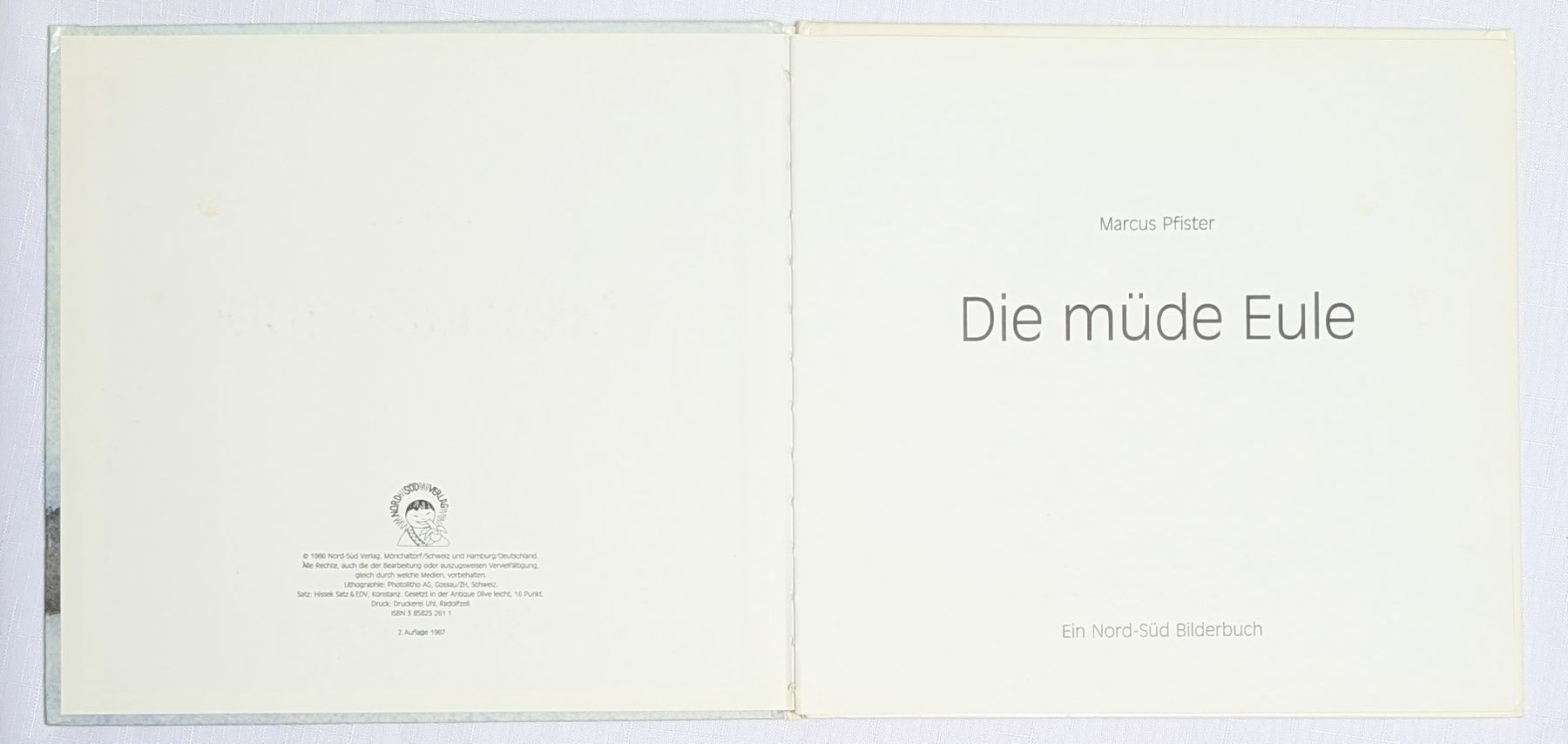 Libri: Die müde Eule - Marcus Pfister - (Der Regenbogenfisch) – Nuovo (secondo la descrizione) da Wängi venduto da ABIZONE-86 1