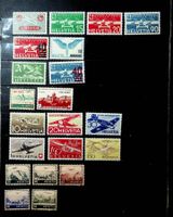 SUISSE TIMBRES NEUFS*/** PRO AERO 1935-1949.  /T599