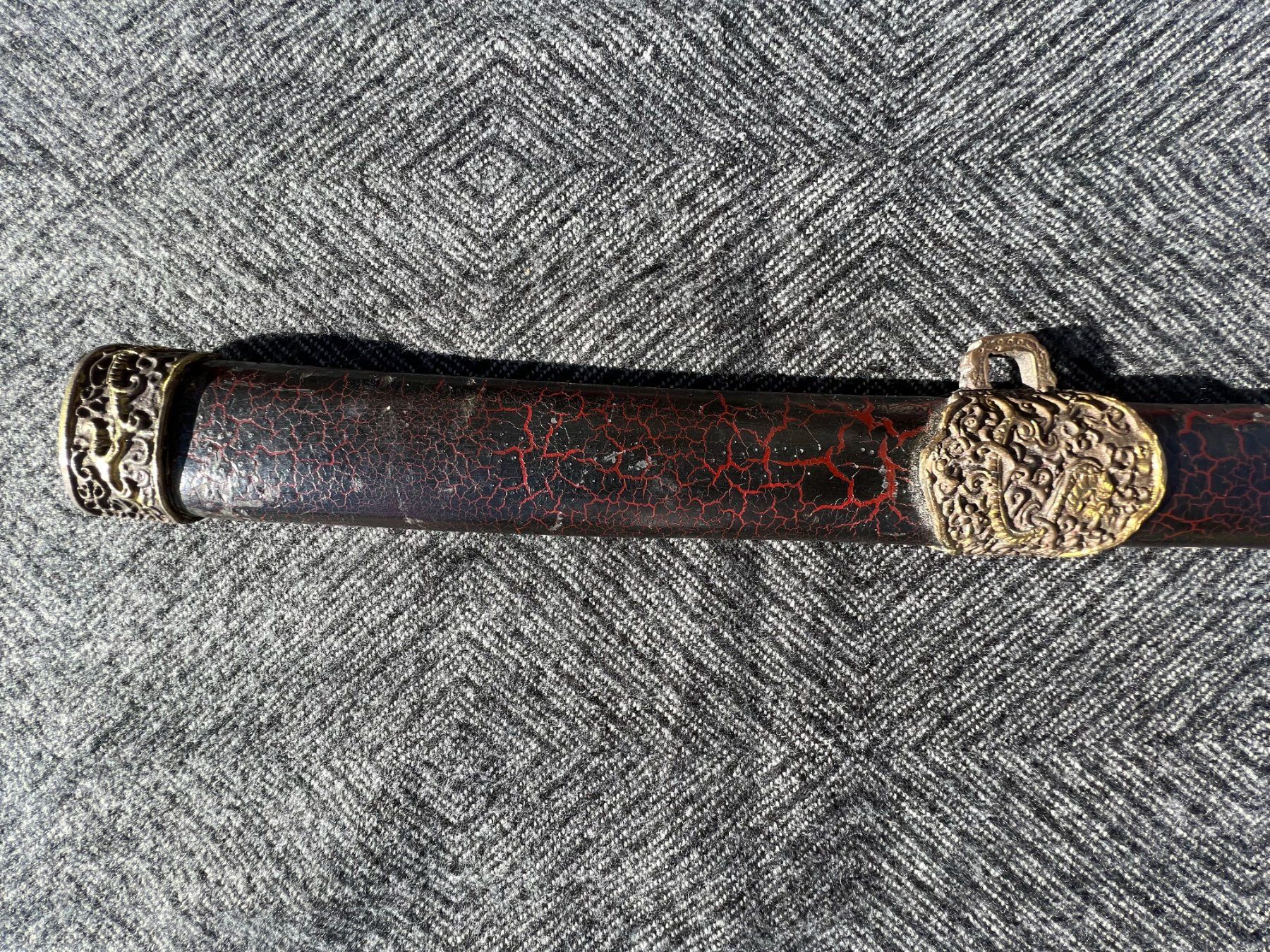 Altre raccolte & rarità: Schwert Katana-Stil, Damast-Optik – Usato da Nidau venduto da ym_fevrier 9