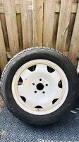4x Räder mit Winterreifen für VW T5
