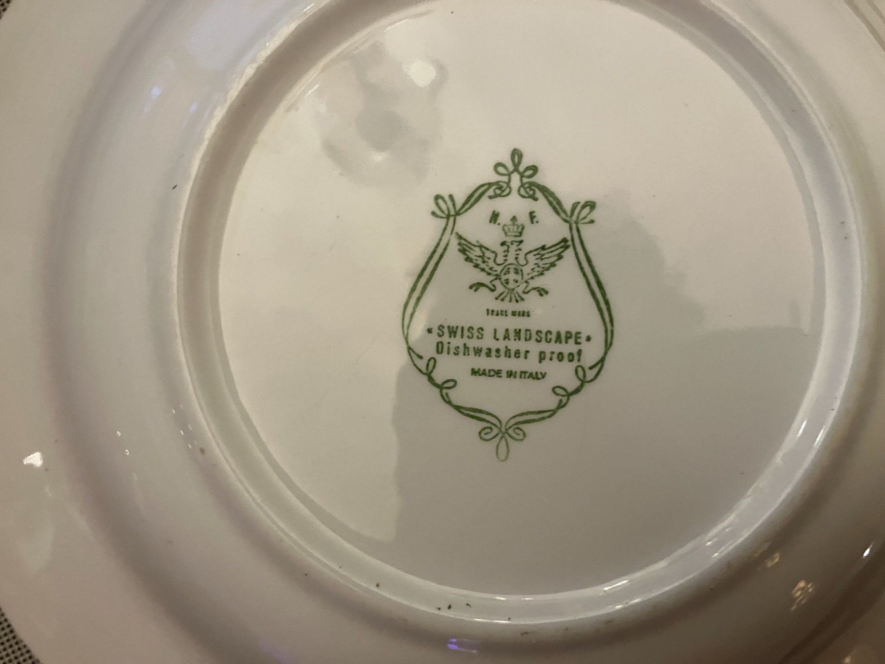 Piatti: 4 Teller "Schweizer Landschaft" – Usato da ehrendingen venduto da atlan700 5