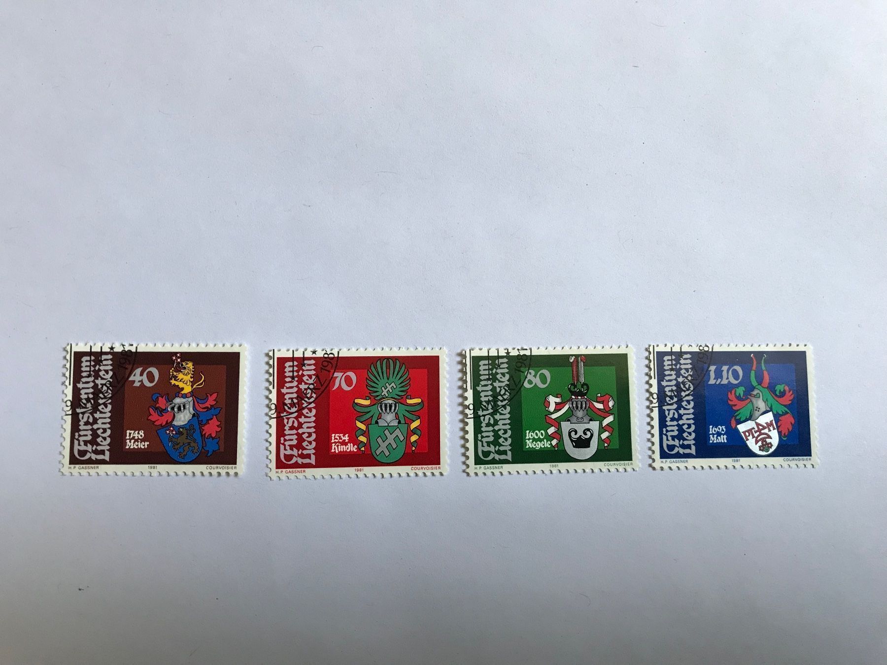 Tous les timbres: briefmarken FL 1981 – D'occasion à liestal par makai05