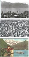 3 CPA - Vaud - Chillon, Clarens, Topographie neuves