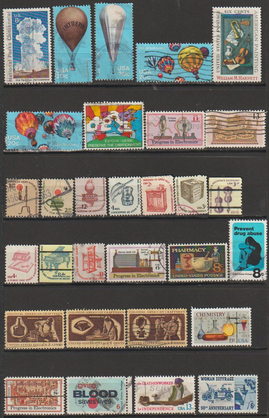 Tous les timbres: USA collection thèmes variés – D'occasion à Crans-Montana par kira56