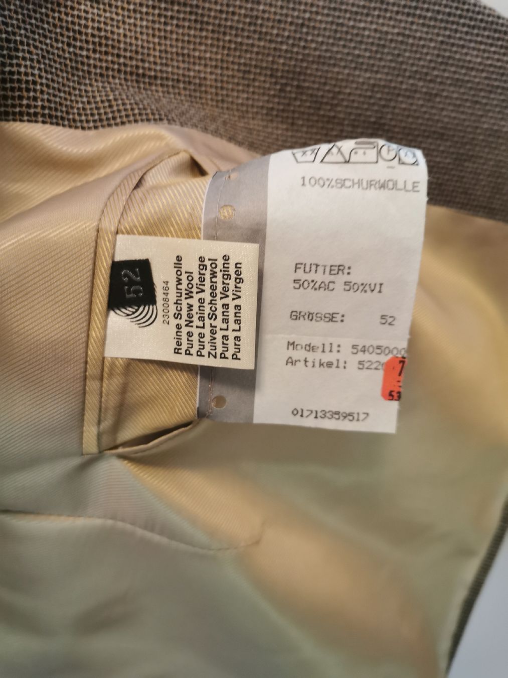 Toni Gard Jacken: Toni Gard Schurwoll-Blazer, Gr. 52 – Gebraucht aus Unterentfelden von gretschli 3