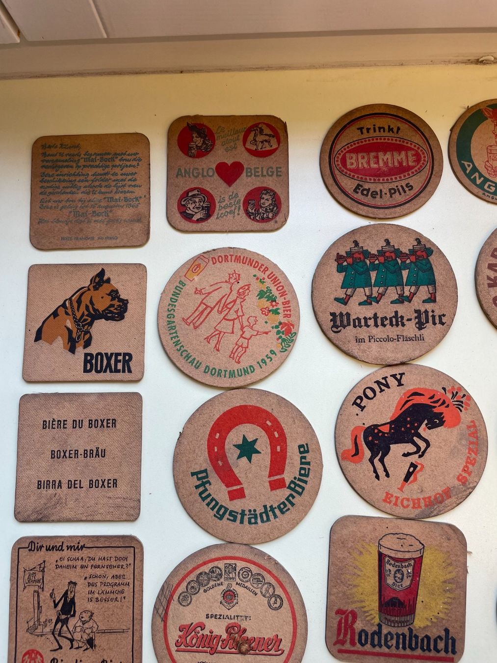 Untersetzer: Bierdeckel selten antik – Gebraucht aus Beinwil (Freiamt) von Zedel1923 1