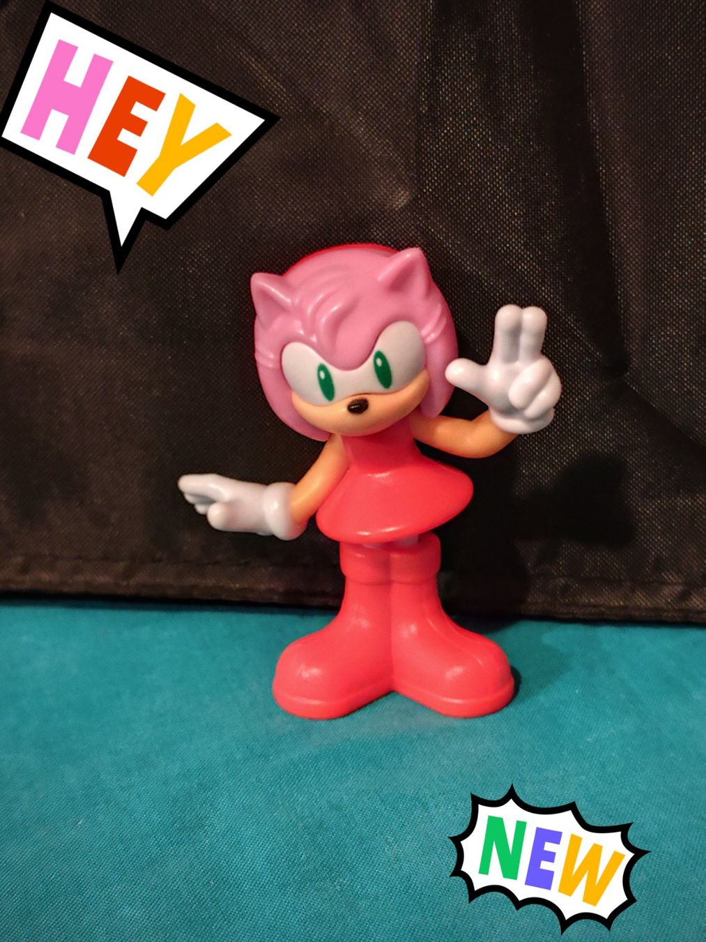 Statuette: BK Figur "THE HEDGEHOG" Sonic AMY ca. 8 cm – Nuovo e nell'imballaggio originale da Bettingen venduto da hamau2012