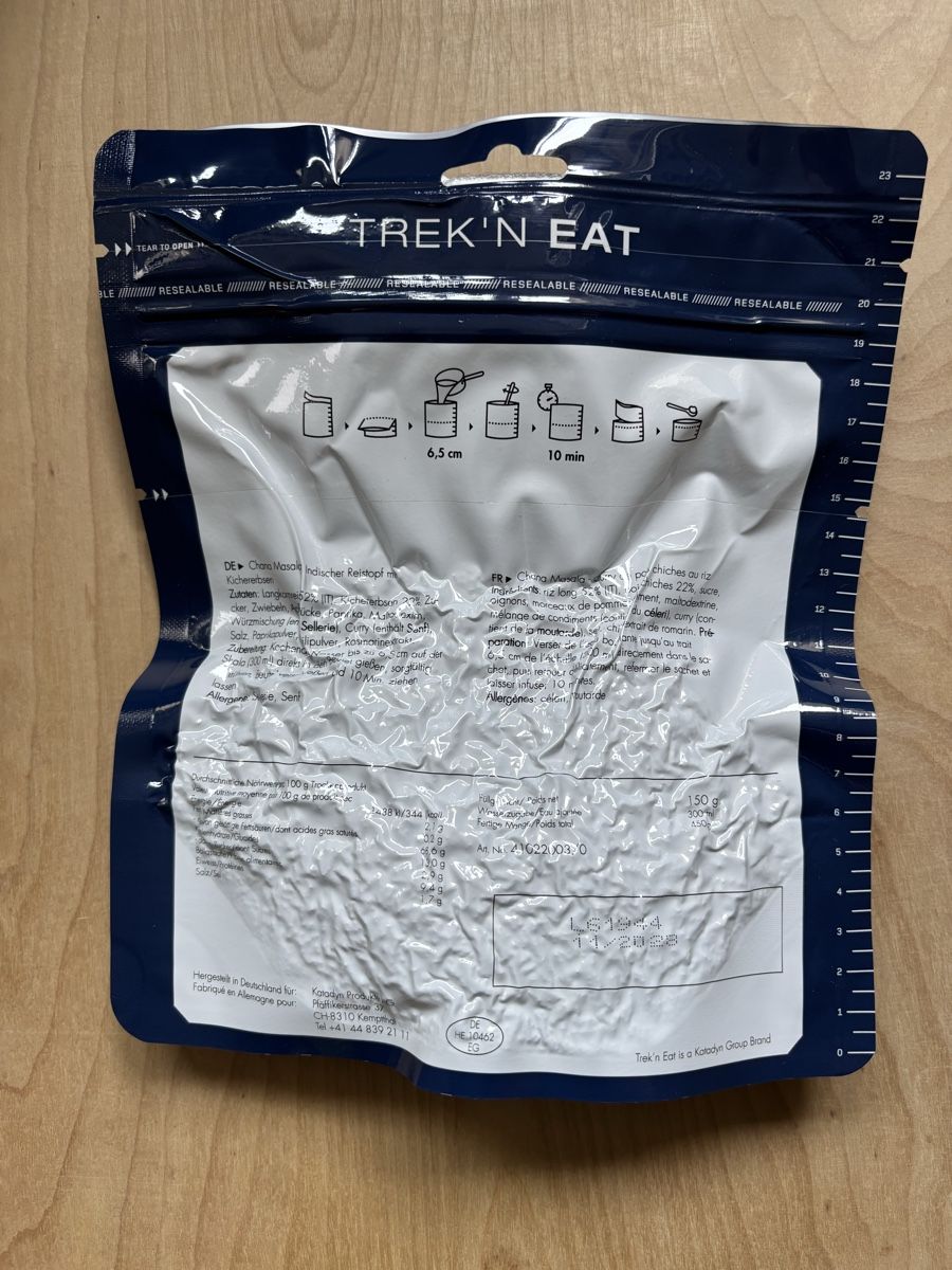 Trek Cibi & Specialità: TREK N EAT Gren-Packs Vegetarisch – Nuovo e nell'imballaggio originale da Küttigen venduto da tmh_2vpc 3