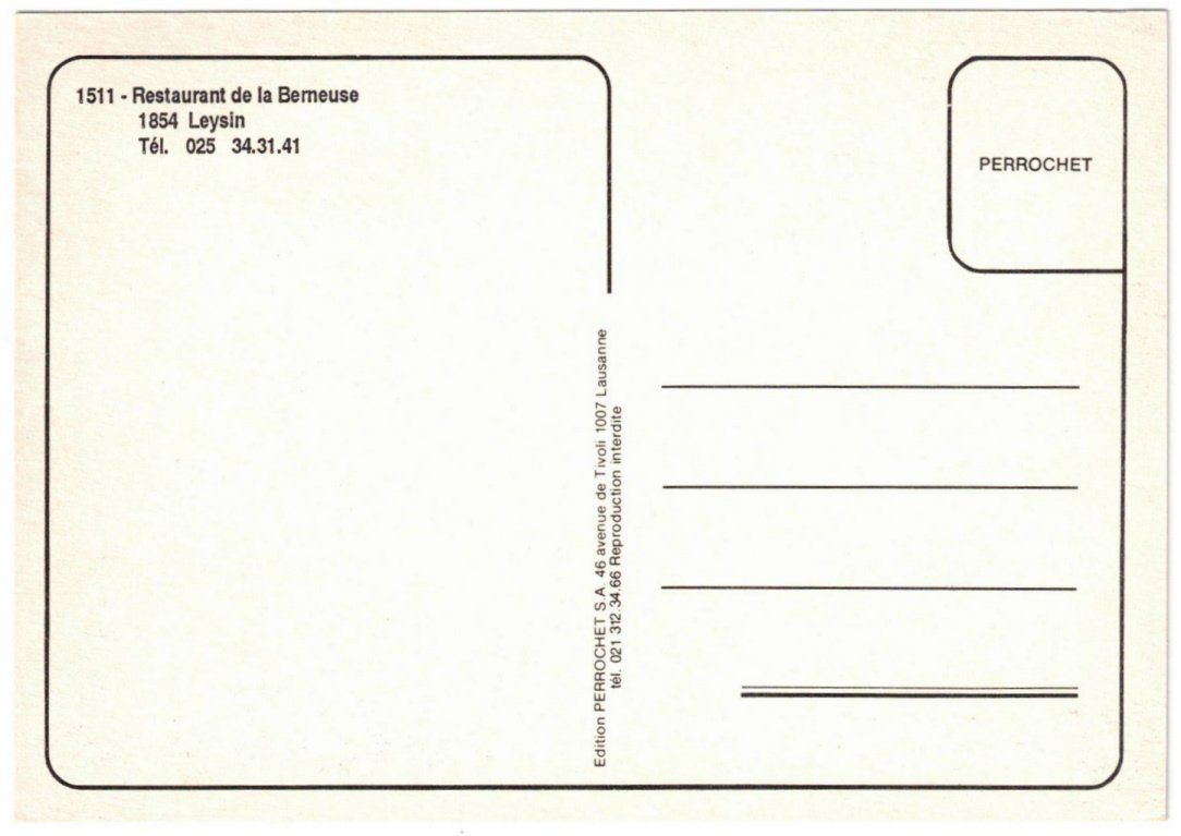Cartoline postali: Leysin - 4 Bild AK Berneuse – Usato da Binningen venduto da Mountainrider 1