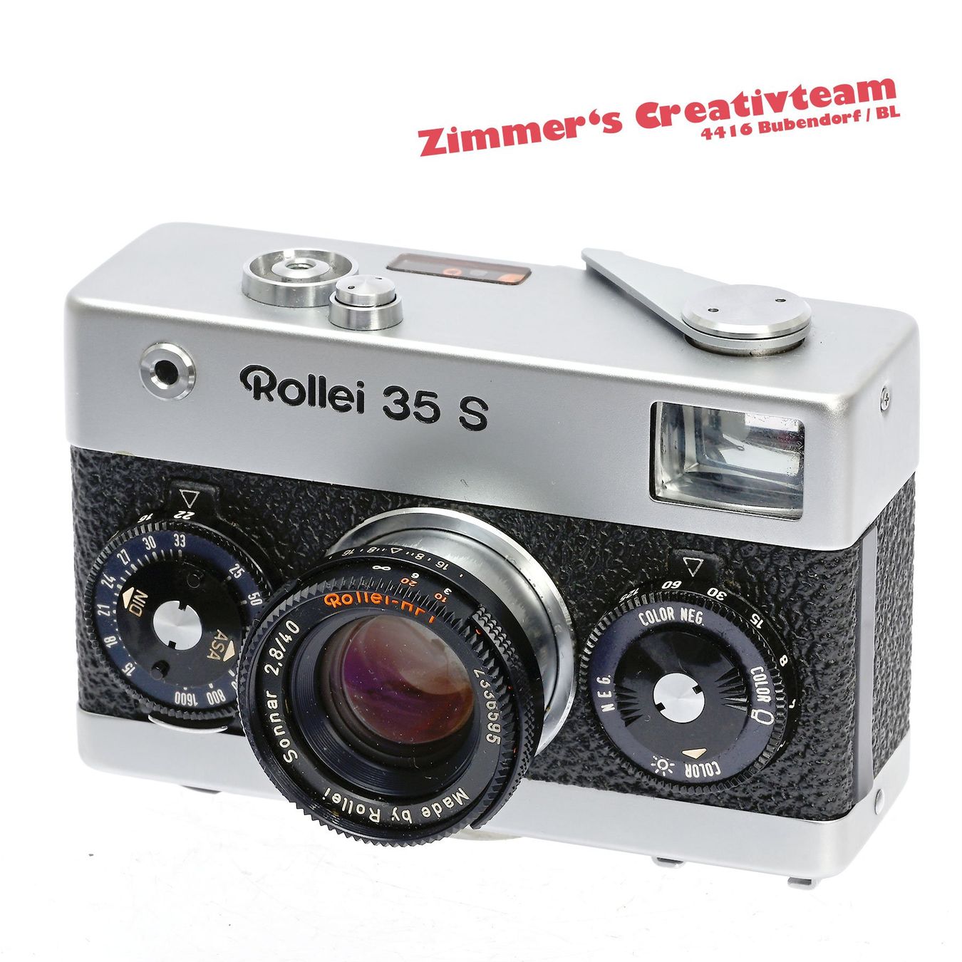 Rollei Fotocamera: Rollei 35S, Sonnar 40mm 2.8, chrom – Usato da Bubendorf venduto da zimmers_creativteam
