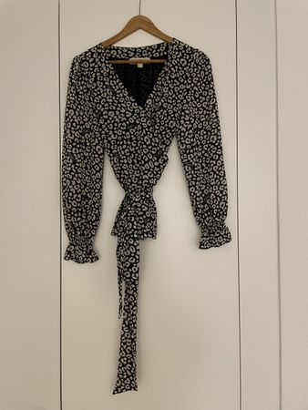 Michael Kors Wickelbluse, Gr. S