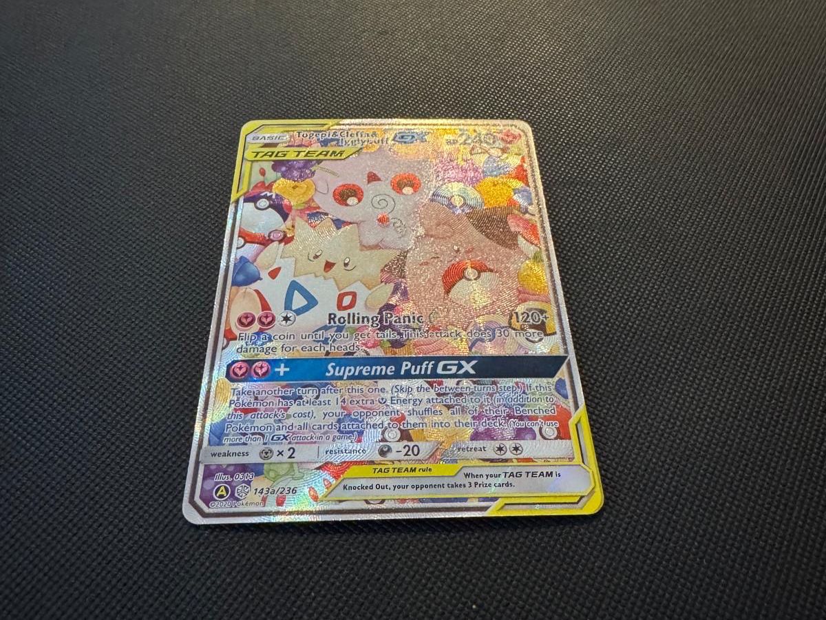 Pokémon Carte collezionabili: Pokémon Togepi & Cleffa & Igglybuff GX 143a/236 – Usato da Seuzach venduto da provenzano18 1