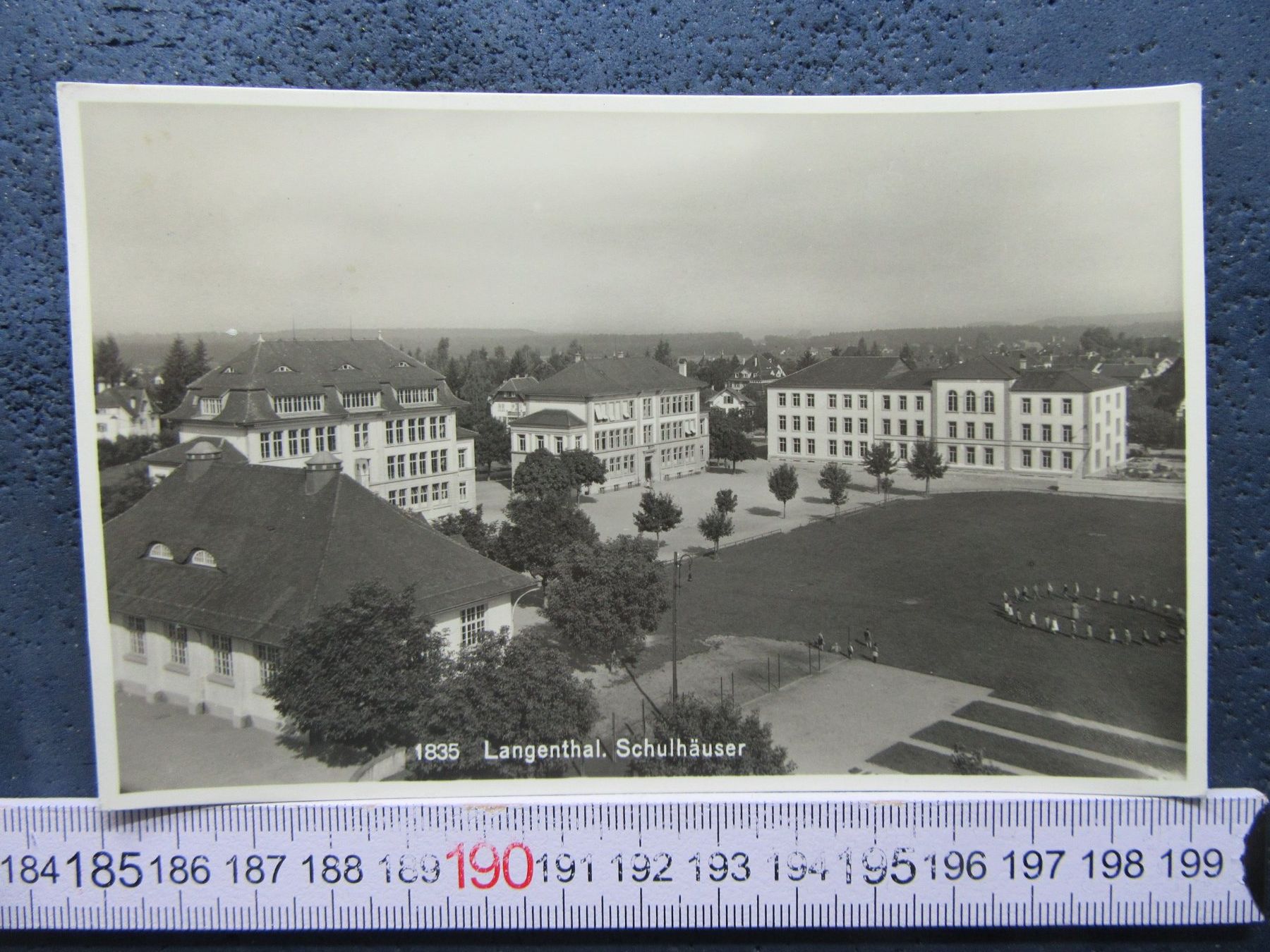 Ansichtskarten: LANGENTHAL SCHULHÄUSER 1934 AK BE – Gebraucht aus Ettingen von Hausi4711