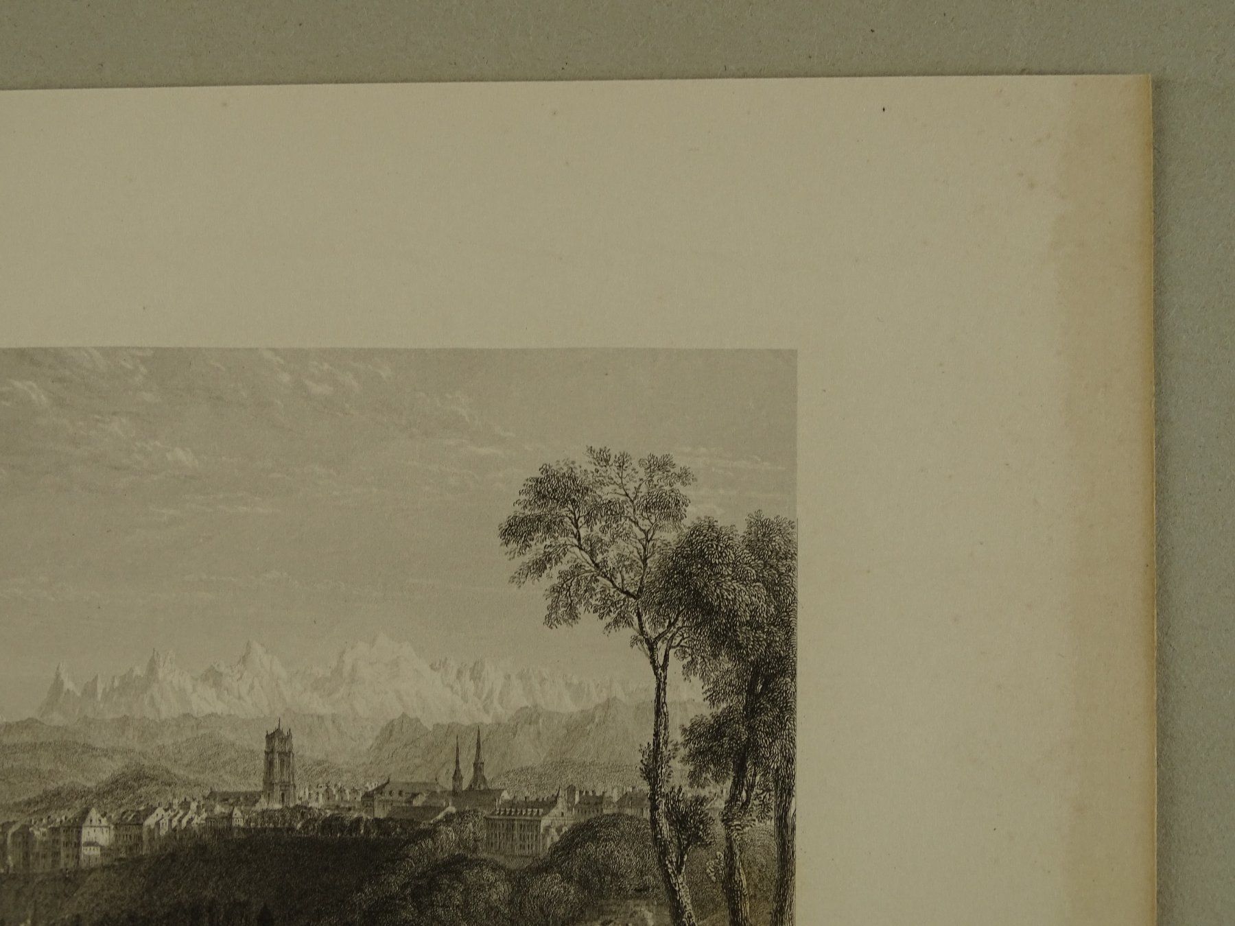Incisioni: BERN, STAHLSTICH NACH BARTLETT 1836 – Usato da Grüningen venduto da Kartensammler 4