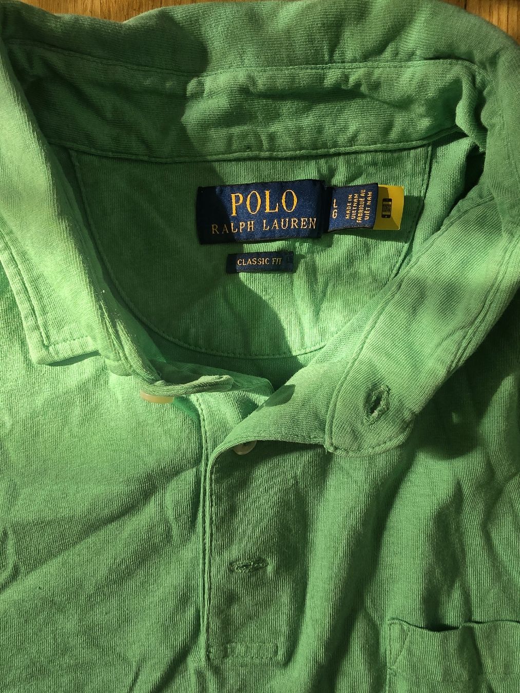 Ralph Lauren Magliette Polo: Polo Ralph Lauren vert taille L  – Usato da Mont-sur-Lausanne venduto da Didinho 2