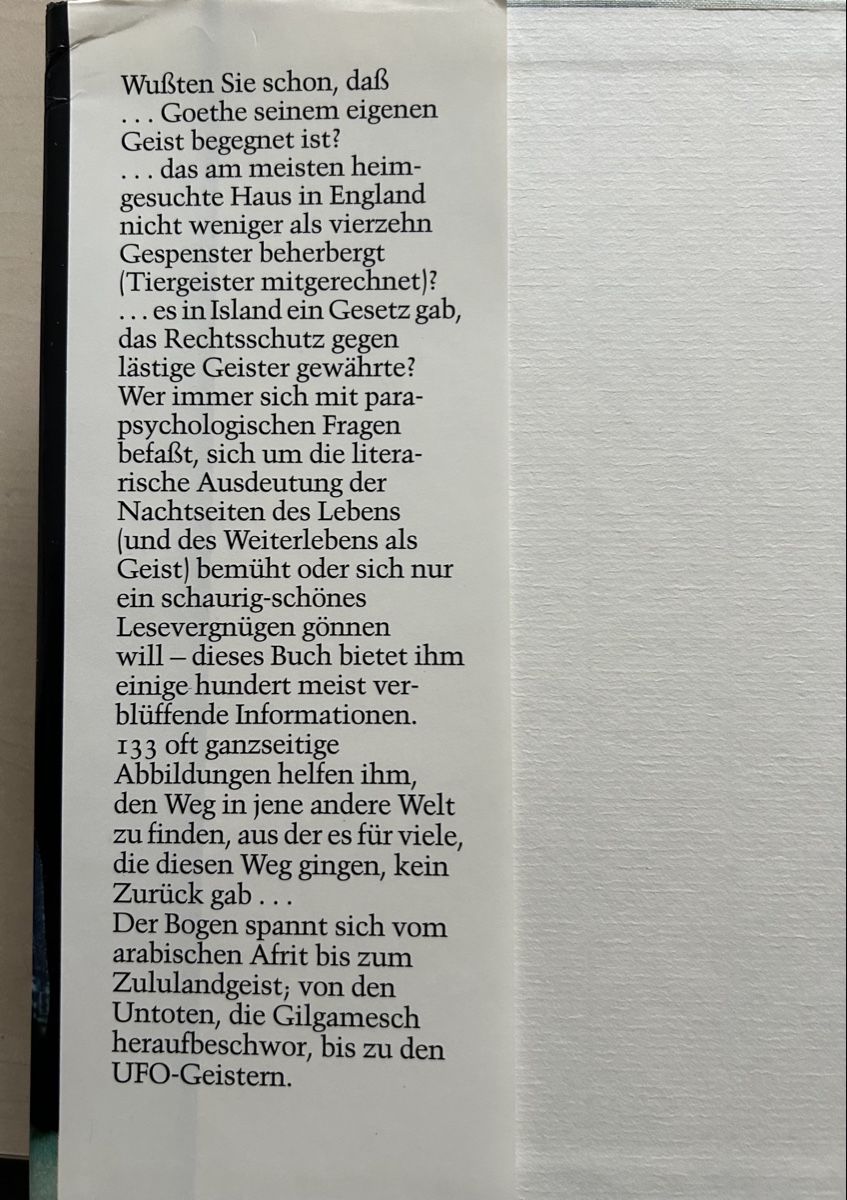 Bücher: Geister/Gespenster Lexikon – Gebraucht aus Reinach BL von Linda013 2