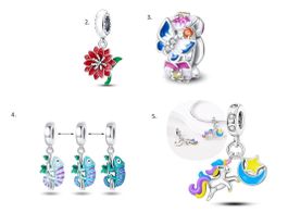 Anhänger Charm Schmetterling, Einhorn, Pandora kompatibel