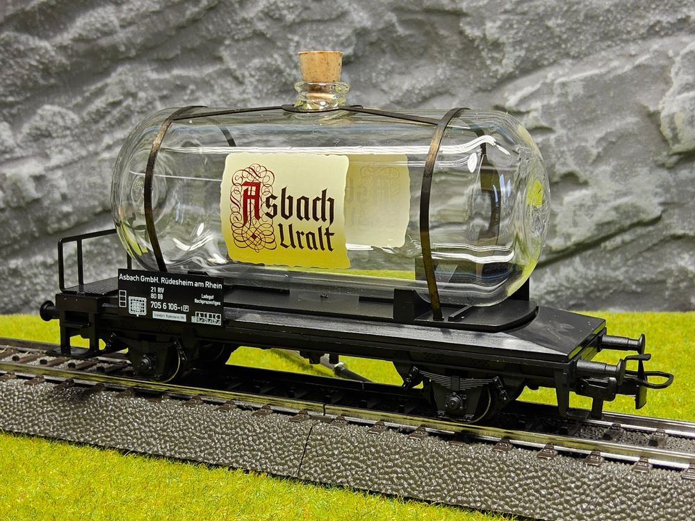 Märklin 44523 _ Glaskesselwagen _ Aspach Uralt _ OVP _ H0 (Gebraucht ...
