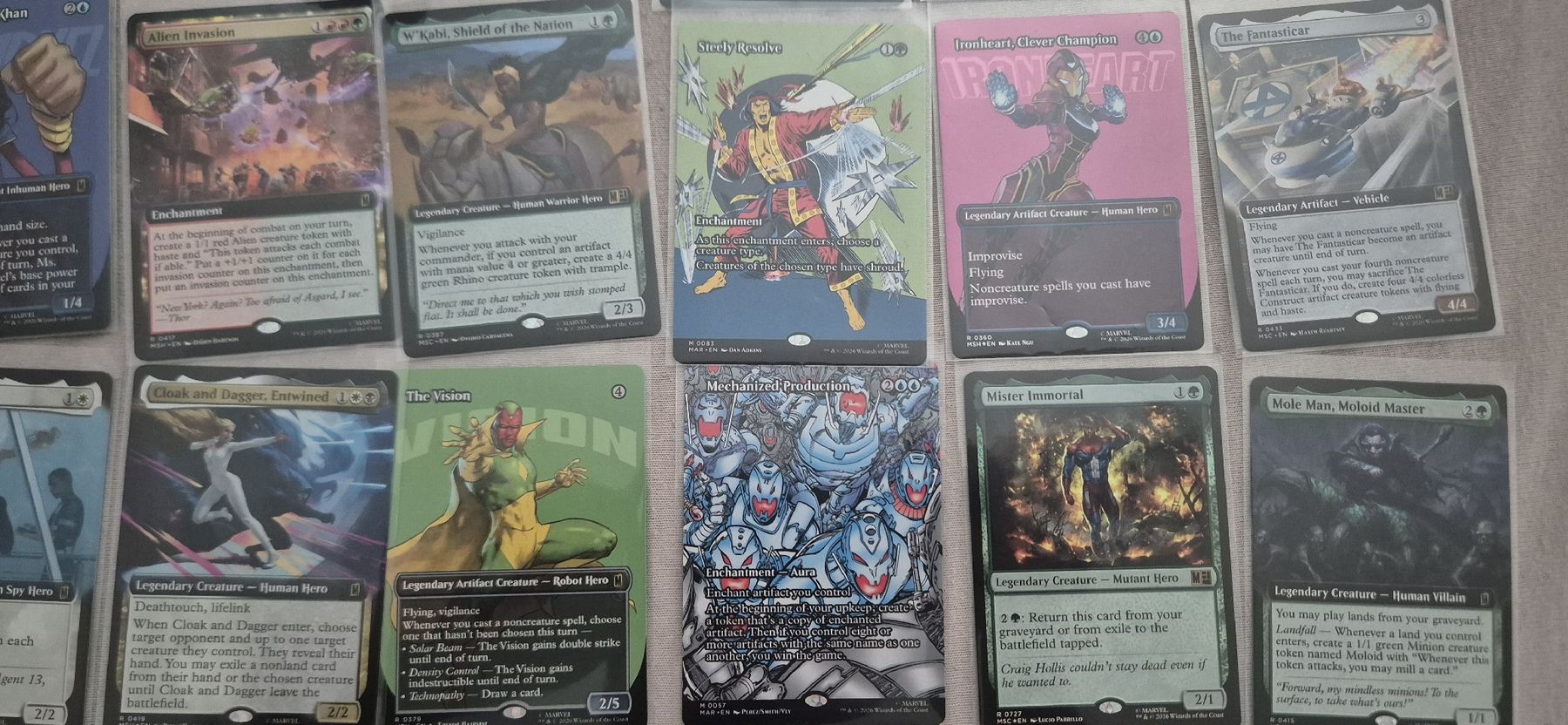 Magic The Gathering Carte collezionabili: Magic The Gathering Marvel Karten Set diverse Karten – Nuovo (secondo la descrizione) da Cazis venduto da pen_5jpg 5