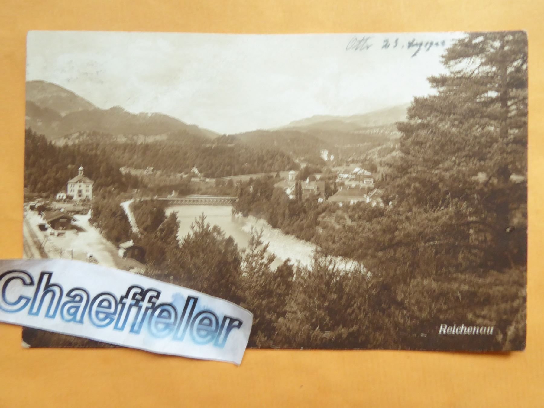 Cartoline postali: 1922  Reichenau – Usato da Zürich venduto da Chaeffeler