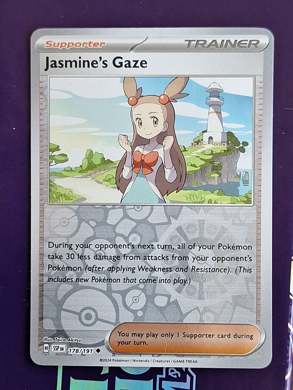 Pokémon Carte collezionabili: Jasmine's Gaze - Reverse Holo - Pokemon Surging Sparks – Usato da Altstätten SG venduto da GGsGameshop