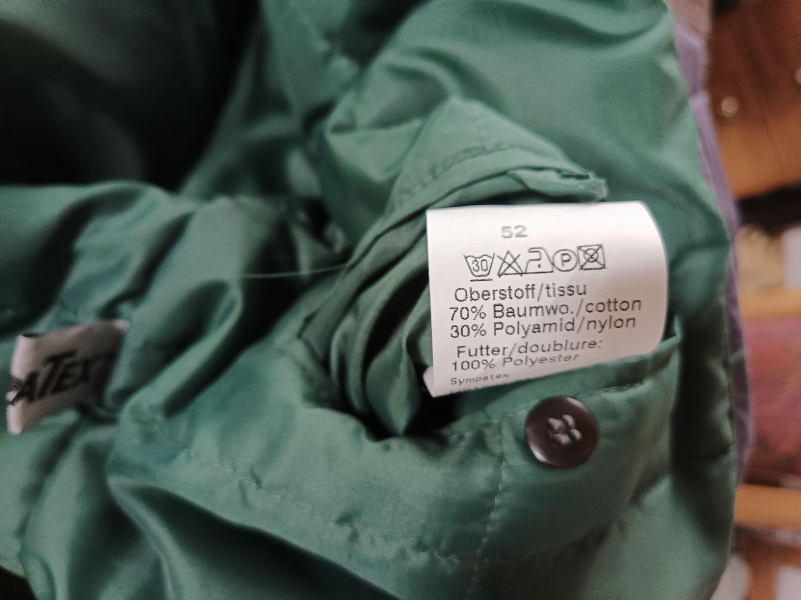Jacken: Sympa Tex Jacke 52 – Gebraucht aus Bätterkinden von Elefantenzoo 2