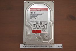 Disk SATA 8Tb WD Western Digital NASWare 3  - 30590 Stunden