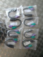 8 x Keyboard Mouse Adapter PC Neu