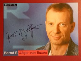 Bernd E. Jäger van Boxen Autogramm Fotopostkarte 10x15cm