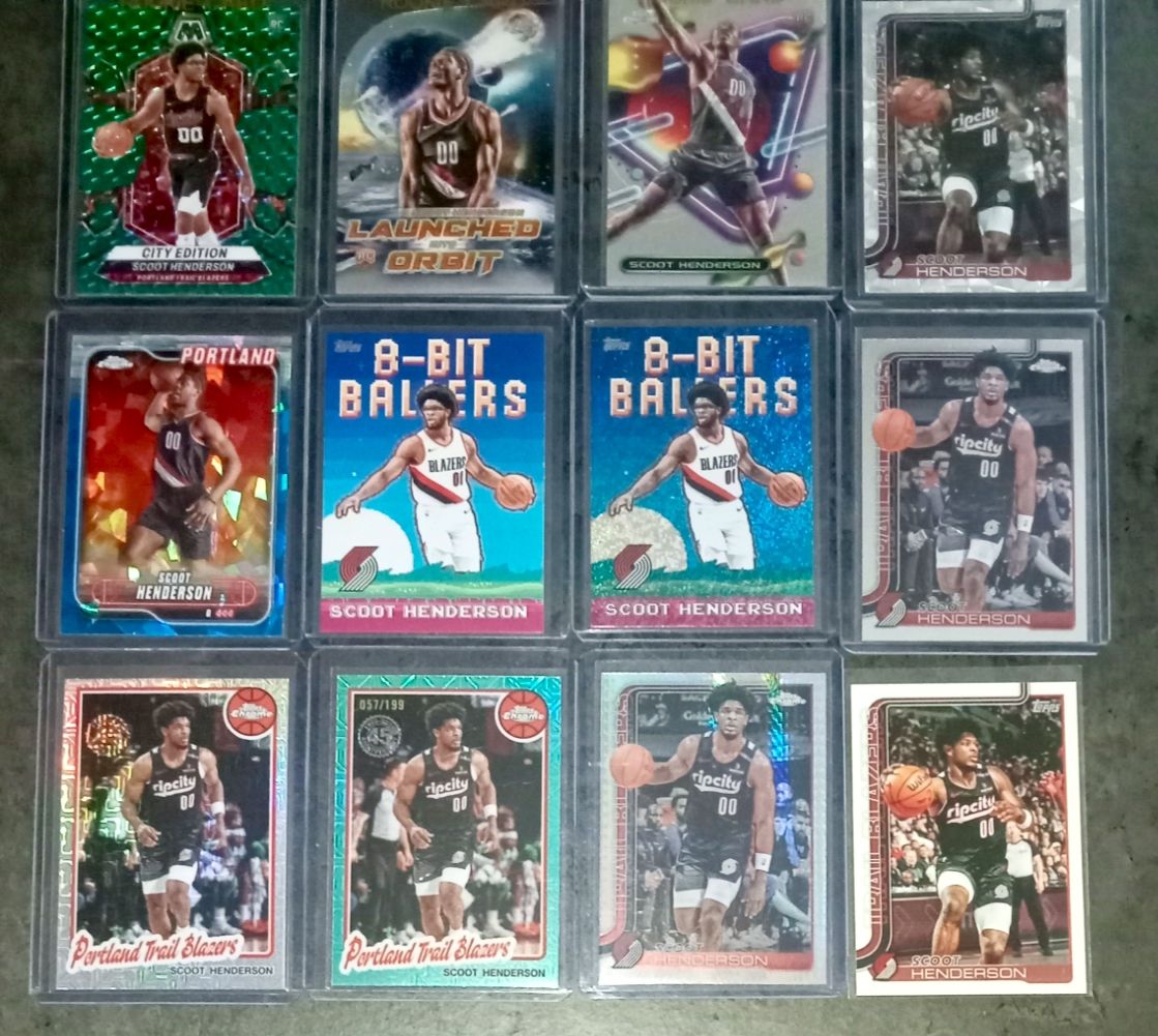 Cartoline: Scoot Henderson NBA cards lot – Nuovo (secondo la descrizione) da Vallorbe venduto da ant_75wx