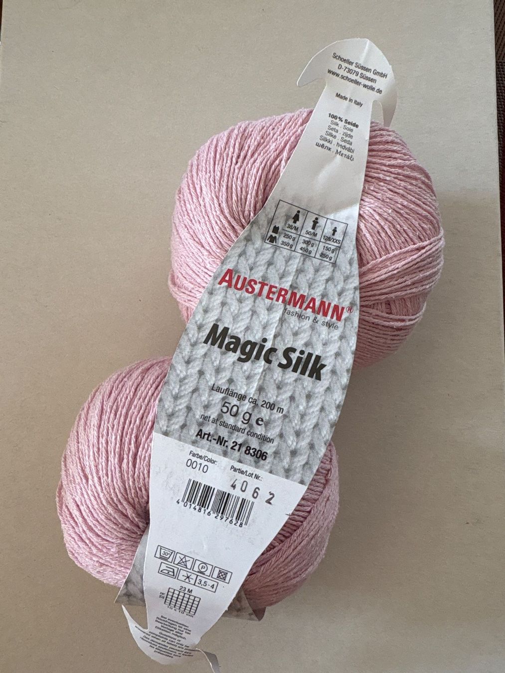 Laine: 6x AUSTERMANN MAGIC SILK 10-4062 rosa – Neuf (Voir description) à Jegenstorf par Wulle-Jegi