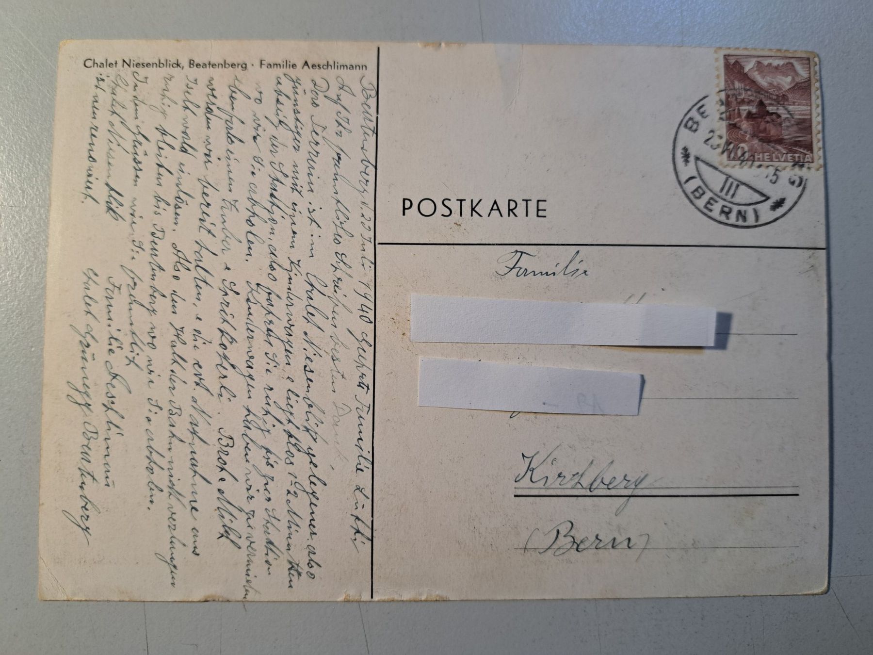 Cartes postales: Beatenberg Chalet Niesenblick – D'occasion à Kirchberg BE par Soldino 1