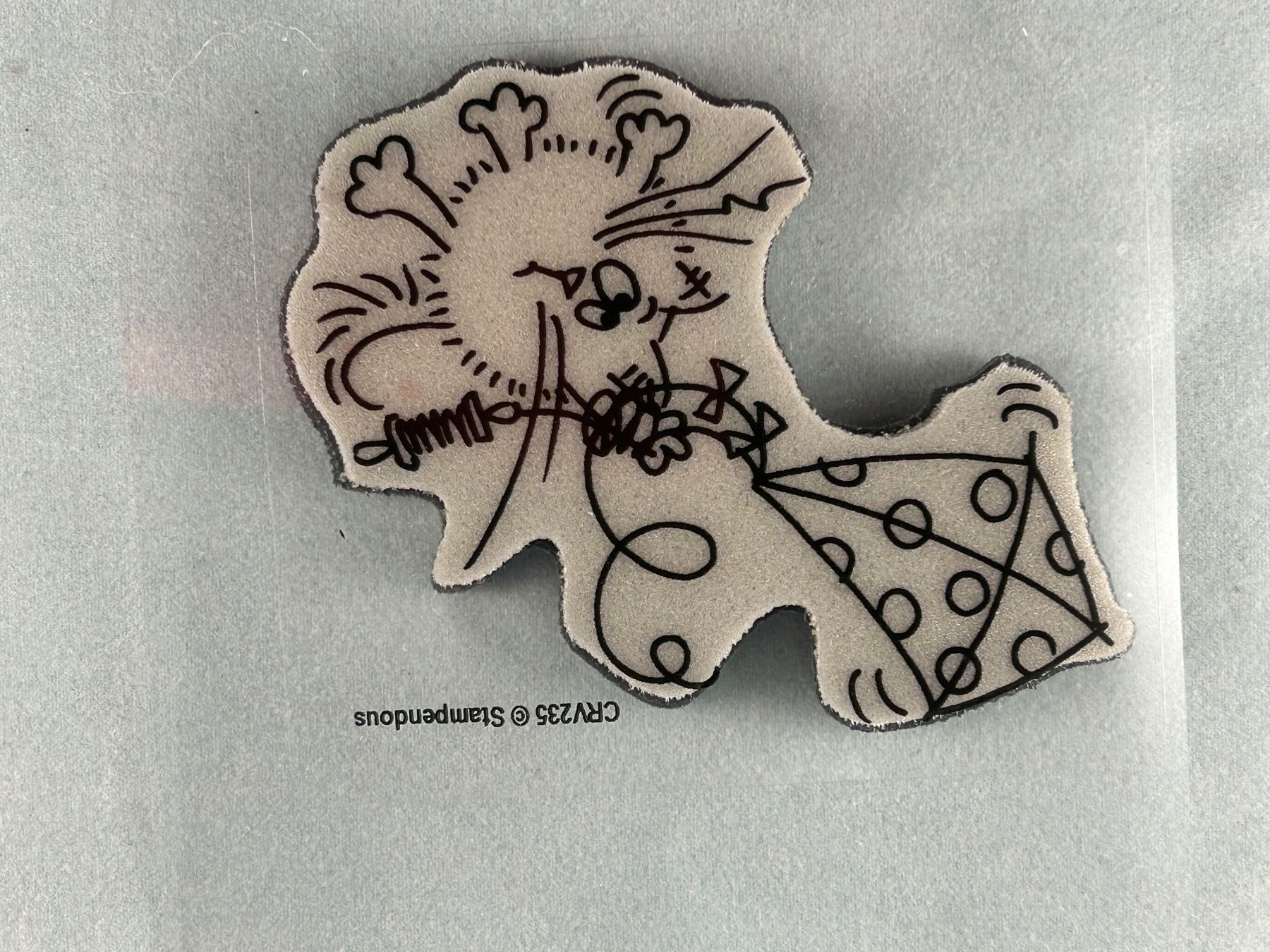 Timbri: Rubber Cling Stamp - Bad Day For Flies – Nuovo e nell'imballaggio originale da Wichtrach venduto da Mona1994