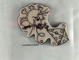 Rubber Cling Stamp - Bad Day For Flies