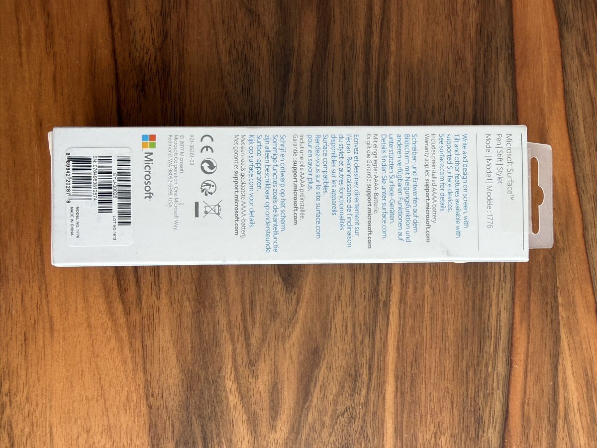Penna & Evidenziatori: Microsoft Surface Pen, Model 1776 – Nuovo e nell'imballaggio originale da Boll venduto da jun_x5bx 1