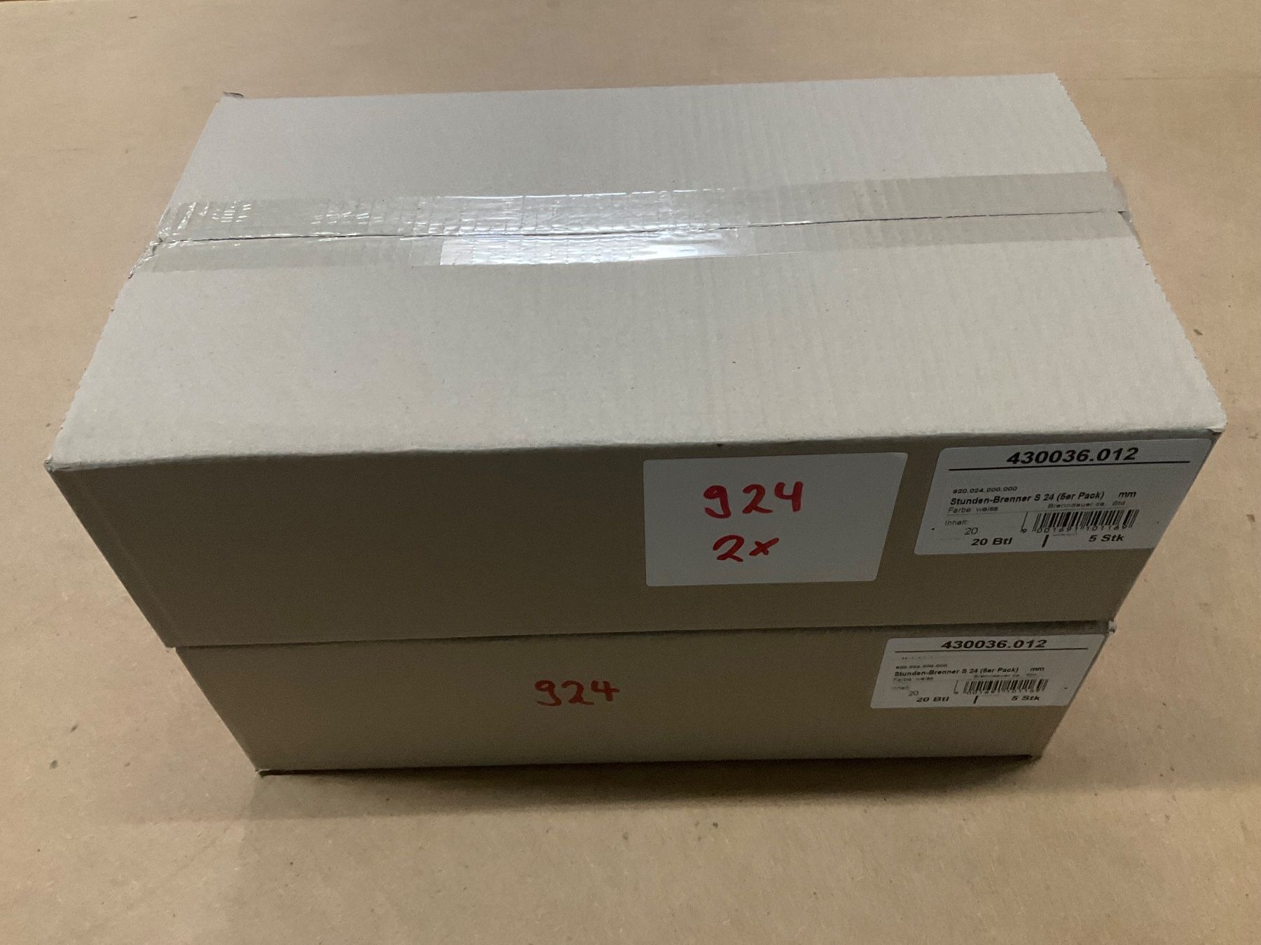 Candele: 924 Posten Stundenbrenner aus Liquidation – Nuovo (secondo la descrizione) da Derendingen venduto da Meisterstuecke